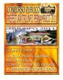 APOSTILA CONCURSO TRIÚNFO PE 2011 -NÍVEL FUNDAMENTAL R$19,99