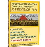 APOSTILA CONCURSO PMMG ASPM 2011 R$12,99 DOWNLOAD