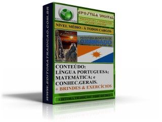 APOSTILA CONCURSO COMBINADO TO - MONITOR DO PETI R$ 20,00